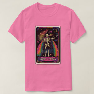 T-shirt Queer Magicien Skeleton Tarot