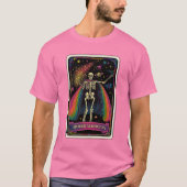 T-shirt Queer Magicien Skeleton Tarot (Devant)