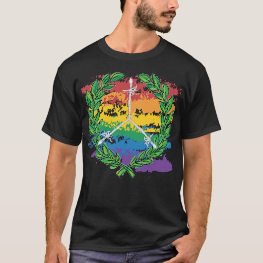T-shirt Queer Peer Laurel-MoD (Devant)