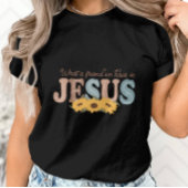 T-shirt Quel ami nous avons en Jésus-Tournesol Graphique