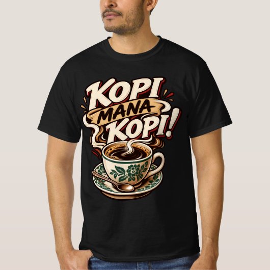 T-shirt Quel café (Devant)