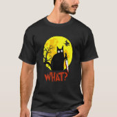 T-shirt Quel chat assassin tenant le couteau Drôle Hallowe (Devant)