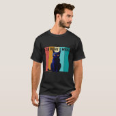 T-shirt Quel Chat Chat Noir Halloween Chat Effrayant Chat (Devant entier)