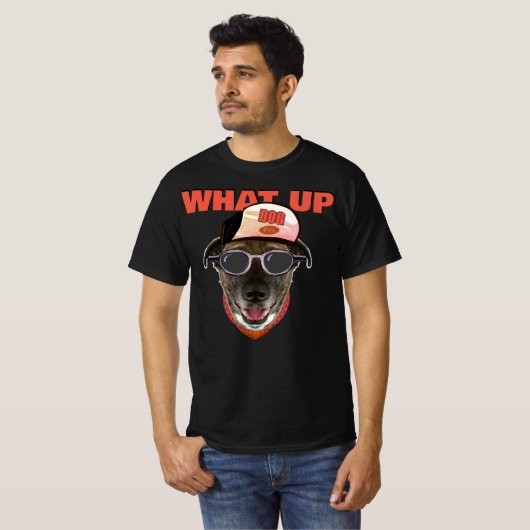 T-shirt Quel chien (Devant entier)