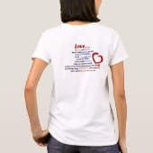 T-shirt Quel est amour ? (Dos)
