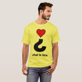 T-shirt Quel est amour ? (Devant entier)