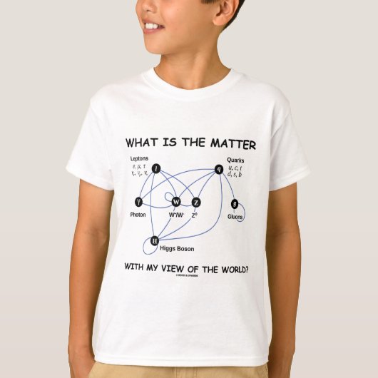 T-shirt Quel est le problème avec ma vue du monde ? (Devant)