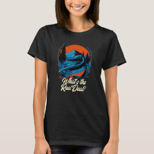 T-shirt Quel est le Reel Deal Lakes Fishing Lagoon Fisherm