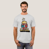 T-shirt Quel est Poppin' Popcorn Pun (Devant entier)