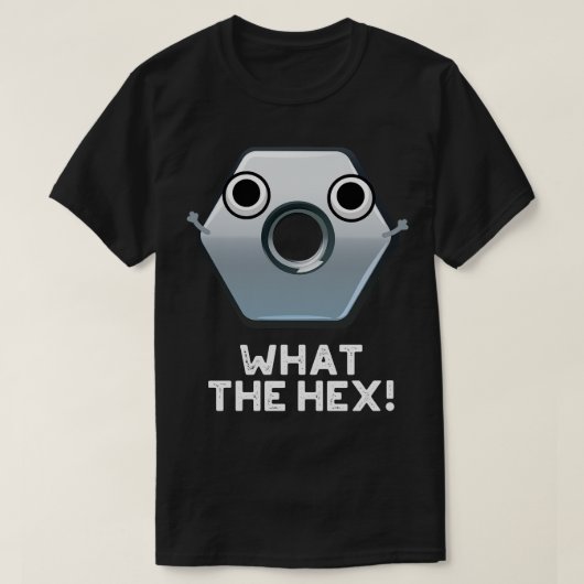 T-shirt Quel Hexagon Hex Funny Forme Le Pun (Design devant)