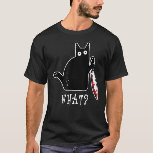 T-shirt Quel horreur Citrouille noir Éffrayant Chat maman