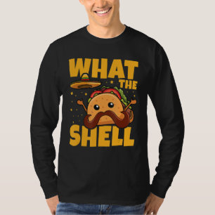 T-shirt Quel jeu de mots coquillage pour un Taco mexicain 