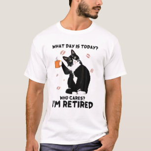 T-shirt Quel jour est aujourd'hui qui s'intéresse Je suis