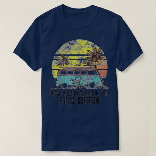 T-shirt Quel Long Voyage Étrange Son Été Hippie Cadeau Hip (Design devant)