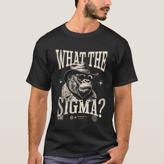 T-shirt Quel Sigma ? Mème ironique Brainrot (Devant)