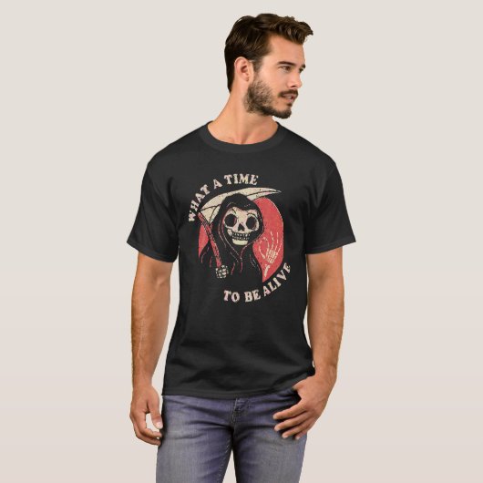 T-shirt Quel Temps D'Être Vivant (Devant entier)