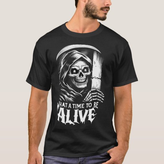 T-shirt Quelle époque pour vivre (Devant)