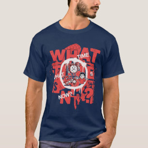 T-shirt Quelle heure est-il maintenant ? Graphisme streetw