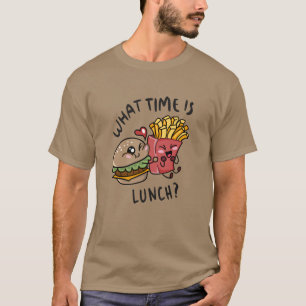 T-shirt Quelle heure est le déjeuner