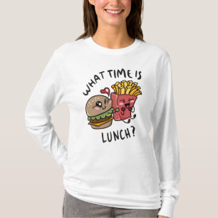 T-shirt Quelle heure est le déjeuner