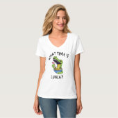 T-shirt Quelle heure est le déjeuner (Devant entier)