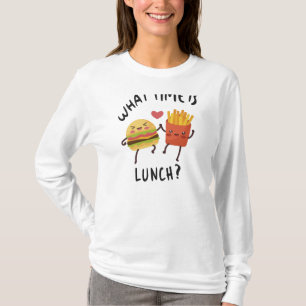T-shirt Quelle heure est le déjeuner