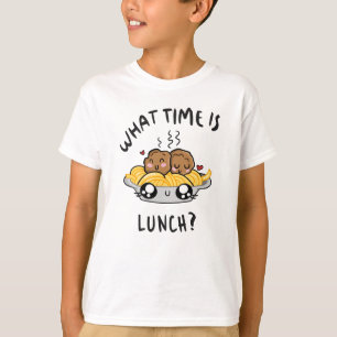 T-shirt Quelle heure est le déjeuner