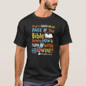 T-shirt Quelle Page De La Bible Explique Comment Transform (Devant)