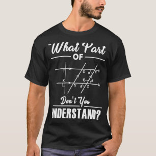 T-shirt Quelle Partie De L'Enseignant De Maths Nerd Math P