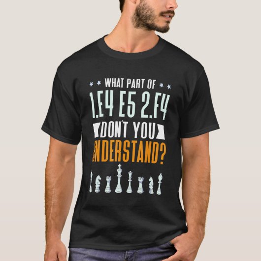 T-shirt Quelle partie du jeu des rois ne comprenez pas le (Devant)