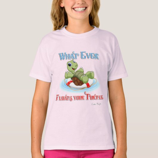 T-shirt Quelle Que Soit La Chute De Votre Tortue (Devant)