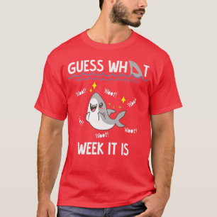 T-shirt Quelle Semaine C'Est Drôle Requin Sarcastique Part