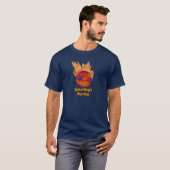 T-shirt Quelque chose brûle la Terre en feu Changement cli (Devant entier)
