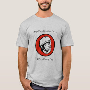 T-shirt Quelque chose des filles peut faire…