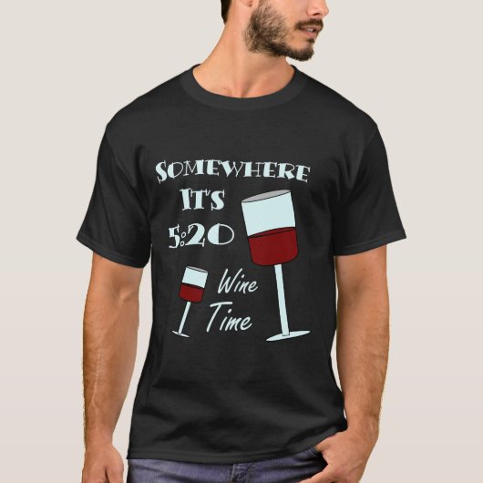 T-shirt Quelque Part C'Est 520 Temps Vin (Devant)