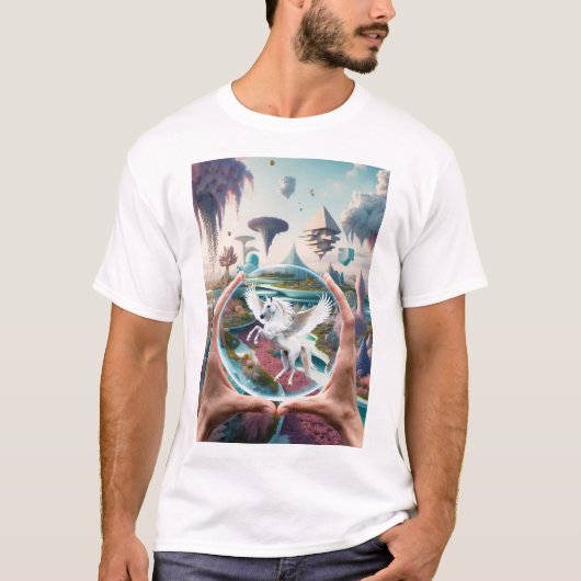 T-shirt Quelque part là-bas - Ce n'est pas faire croire (Devant)