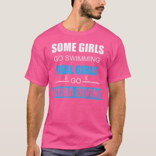 T-shirt Quelques Filles Aller Baigner Véritables Filles Al