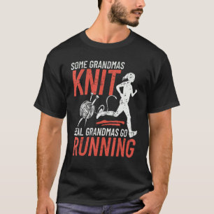 T-shirt Quelques grands-mas Knit Real Grand-Mères Go Runer