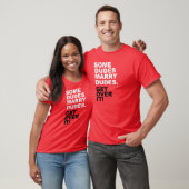 T-shirt Quelques types épousent des types. Obtenez (Unisexe)