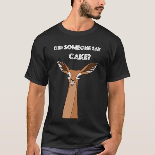 T-shirt Quelqu'un a dit gâteau? (Devant)