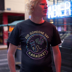 T-shirt Quelqu'Un A Dit Karaoke