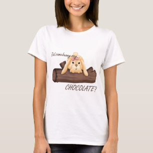 T-shirt Quelqu'un a-t-il dit la poupée de CHOCOLATE Ladie