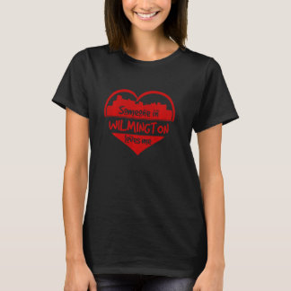 T-shirt Quelqu'Un À Wilmington M'Aime Wilmington Nc Skyli