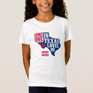 T-Shirt Quelqu'un au Texas m'aime