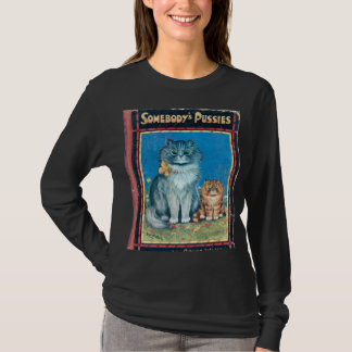 T-shirt Quelqu'un chats Vintange par l'artiste Louis Wain