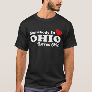 T-shirt Quelqu'un dans l'Ohio m'aime