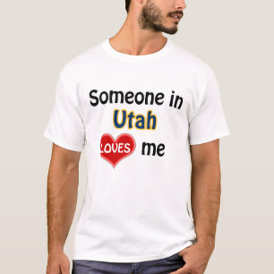 T-shirt Quelqu'un dans l'Utah m'aime