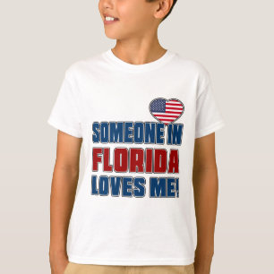 T-SHIRT QUELQU'UN M'AIME EN FLORIDE