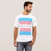 T-shirt Quelqu'un que j'aime est trans (Devant entier)