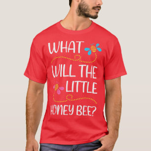 T-shirt Qu'est-ce que Baby Bee Genre Révéler Garçon Miel B